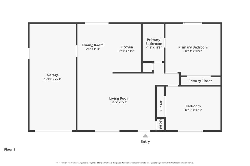 2,280/Mo, 7710 SW 6th Street North Lauderdale, FL 33068 Floor Plan View
