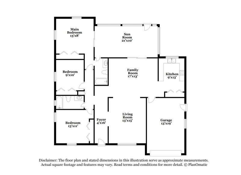 2,095/Mo, 452 SW Sansom Lane Port Saint Lucie, FL 34953 Floorplan View