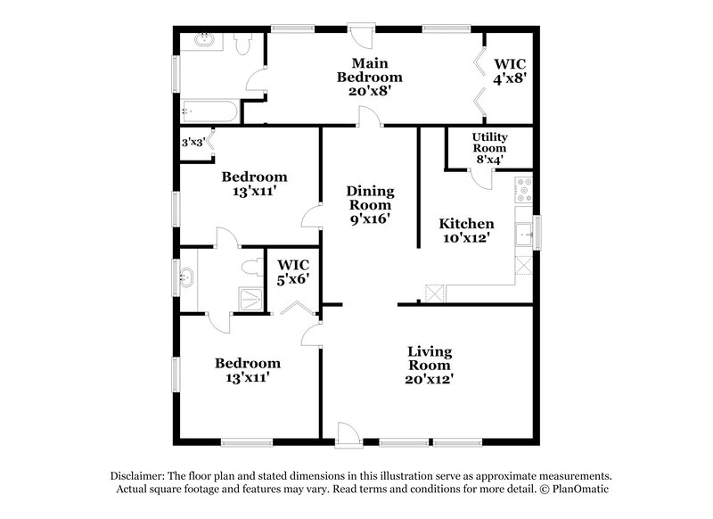2,450/Mo, 1021 South L Street Lake Worth Beach, FL 33460 Floorplan View