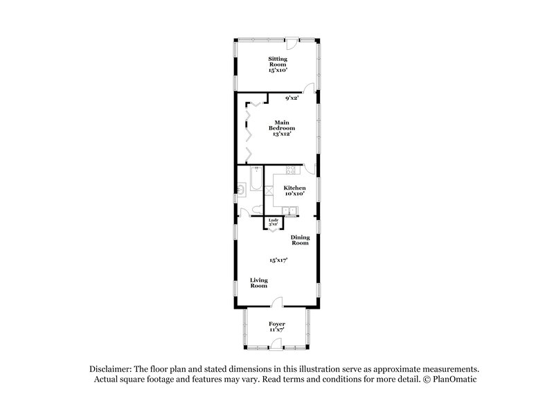 2,075/Mo, 224 S L Street Lake Worth Beach, FL 33460 Floor Plan View