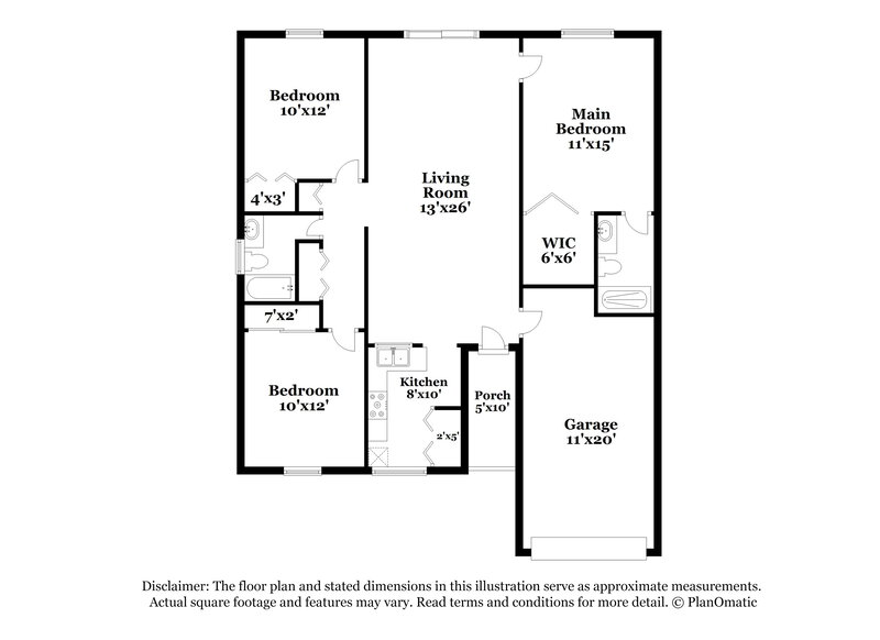 2,720/Mo, 6906 Mitchell Street Jupiter, FL 33458 Floor Plan View