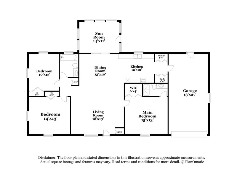 2,415/Mo, 2317 SE Leithgow Street Port Saint Lucie, FL 34952 Floor Plan View