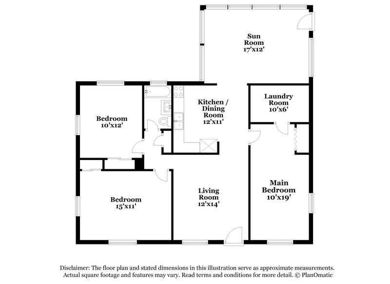3,095/Mo, 1025 NW 4th Ave Fort Lauderdale, FL 33311 Floor Plan View