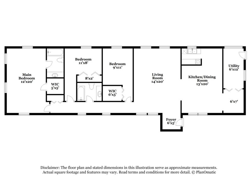 4,160/Mo, 200 Perry Avenue Greenacres, FL 33463 Floor Plan View
