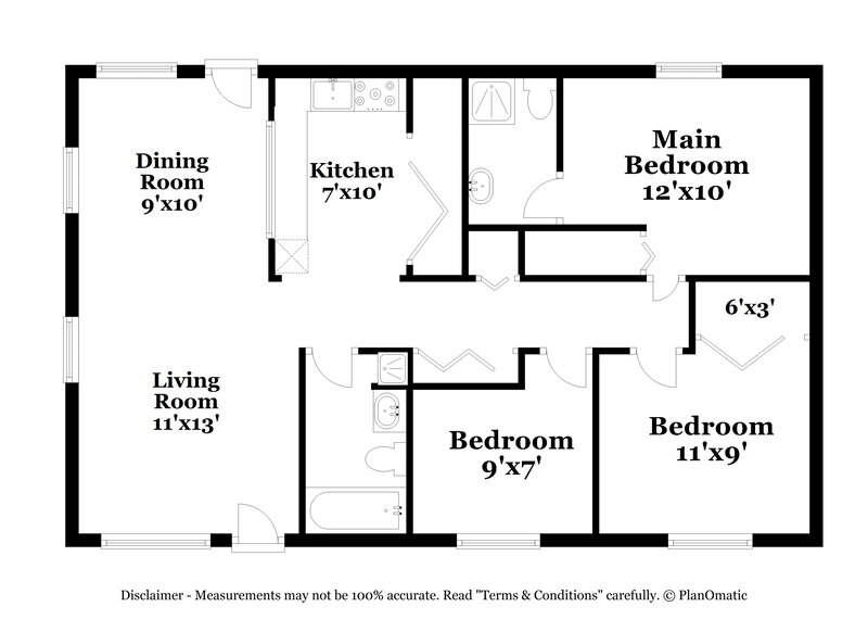 2,195/Mo, 1403 8th ST West Palm Beach, FL 33401 Floor Plan View