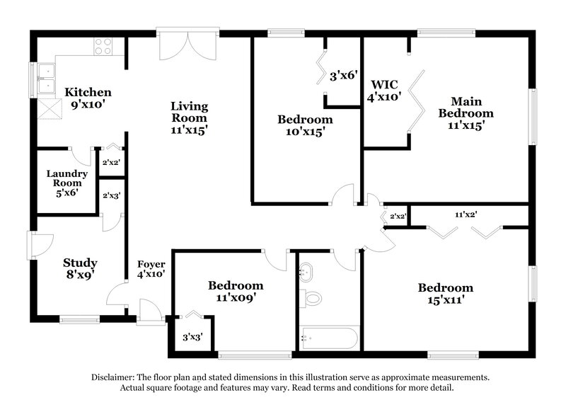 2,815/Mo, 521 SW 11th Drive Deerfield Beach, FL 33441 Floorplan View