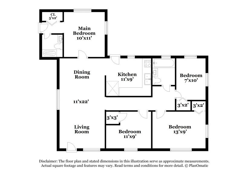 2,525/Mo, 14301 Polk Street Miami, FL 33176 Floor Plan View