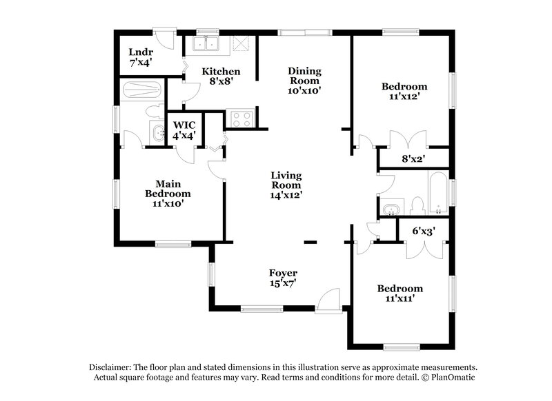 2,328/Mo, 612 NW 3rd Ave Hallandale Beach, FL 33009 Floor Plan View