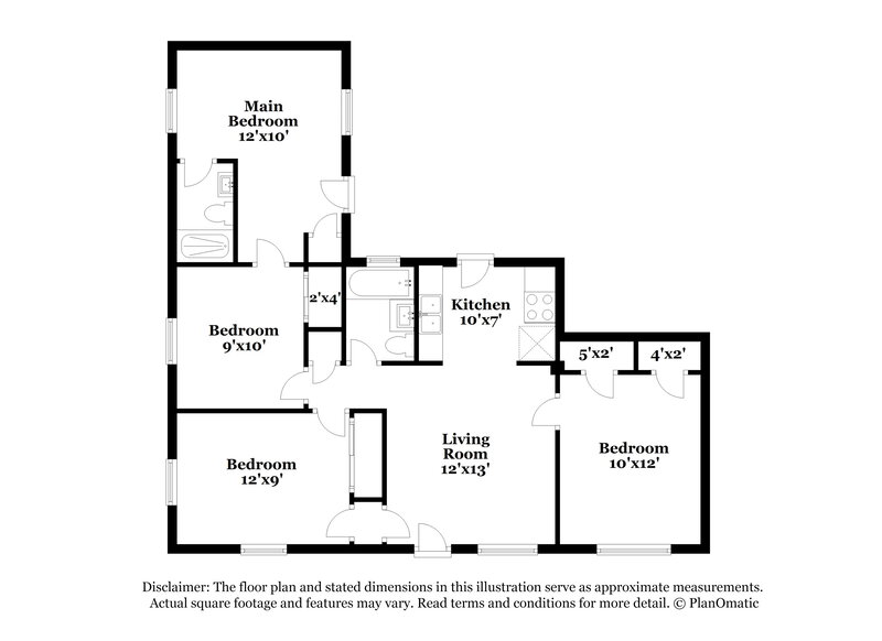 2,285/Mo, 2344 NW 15th Street Fort Lauderdale, FL 33311 Floor Plan View