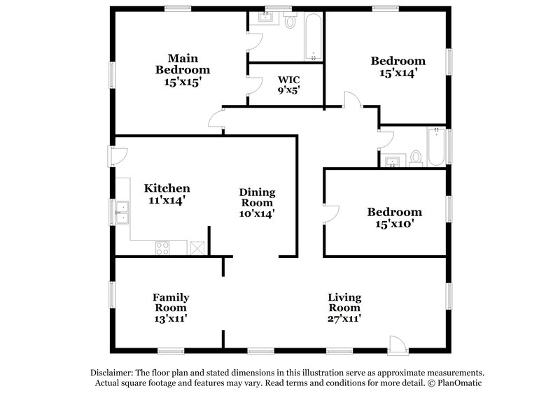 2,745/Mo, 2281 NW 87 ST Miami, FL 33147 Floor Plan View