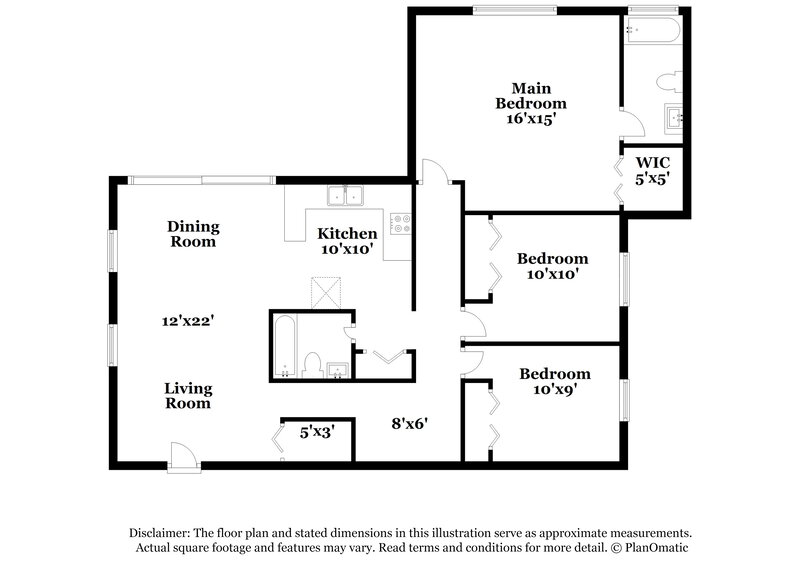 2,700/Mo, 16960 SW 104th Avenue Miami, FL 33157 Floor Plan View