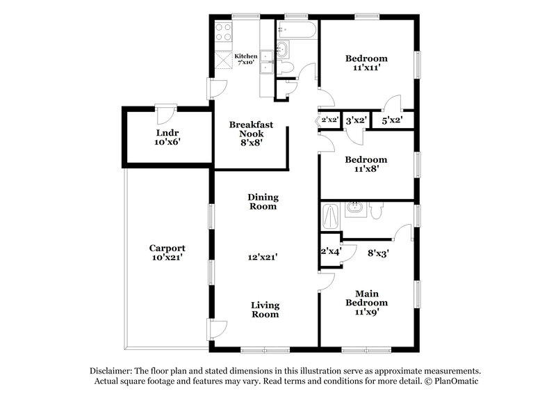 2,685/Mo, 550 NW 29th Terrace Fort Lauderdale, FL 33311 Floorplan View