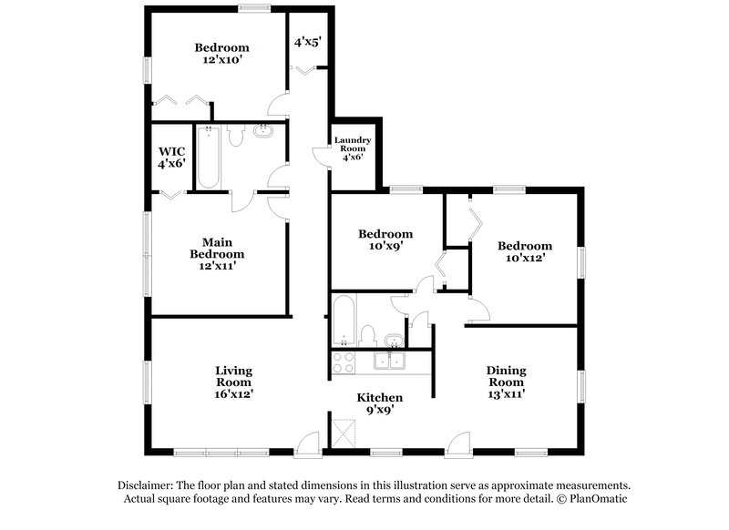 2,435/Mo, 1564 Nw 3 Way Pompano Beach, FL 33060 Floor Plan View