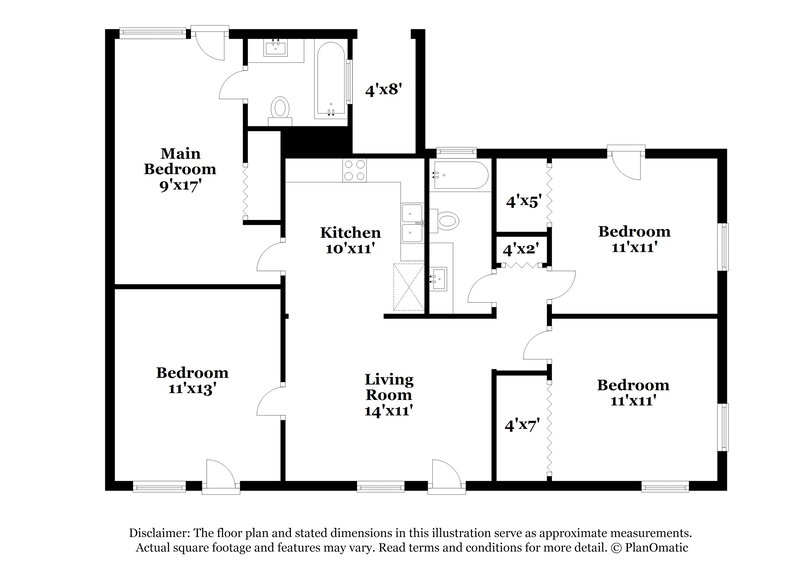 3,315/Mo, 16461 Nw 19 Av Miami Gardens, FL 33054 Floorplan View