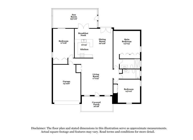 2,240/Mo, 1473 SE Vesthaven Circle Port Saint Lucie, FL 34952 Floor Plan View
