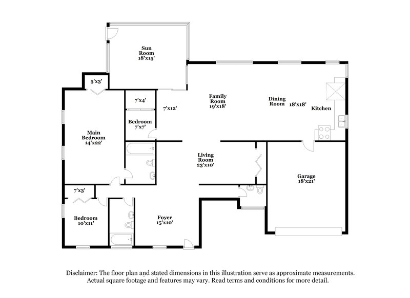 3,570/Mo, 13620 Monroe Street Miami, FL 33176 Floor Plan View