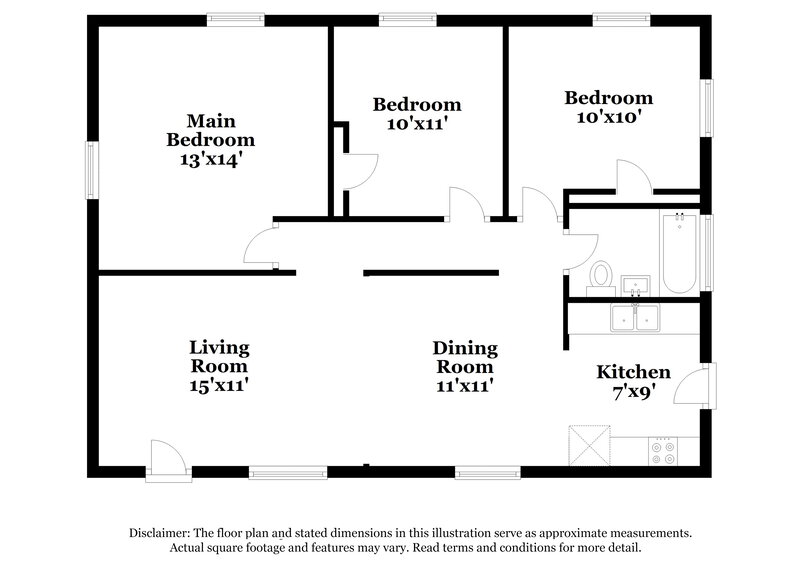 2,665/Mo, 820 Carolina Ave Fort Lauderdale, FL 33312 Floorplan View