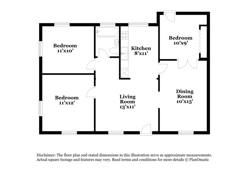 3,110/Mo, 2797 NE 12th Avenue Pompano Beach, FL 33064 Floor Plan View
