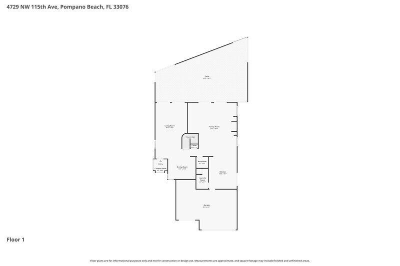 4,285/Mo, 4729 NW 115th Ave Coral Springs, FL 33076 Floor Plan View
