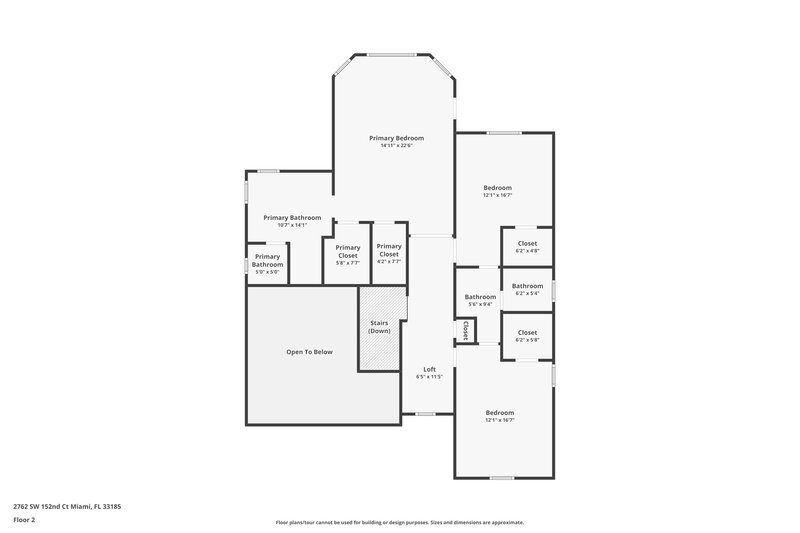 3,915/Mo, 2762 SW 152nd Ct Miami, FL 33185 Floor Plan View 2