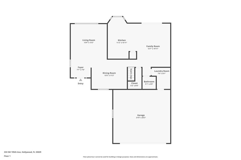 3,370/Mo, 333 SW 195th Ave Pembroke Pines, FL 33029 Floor Plan View