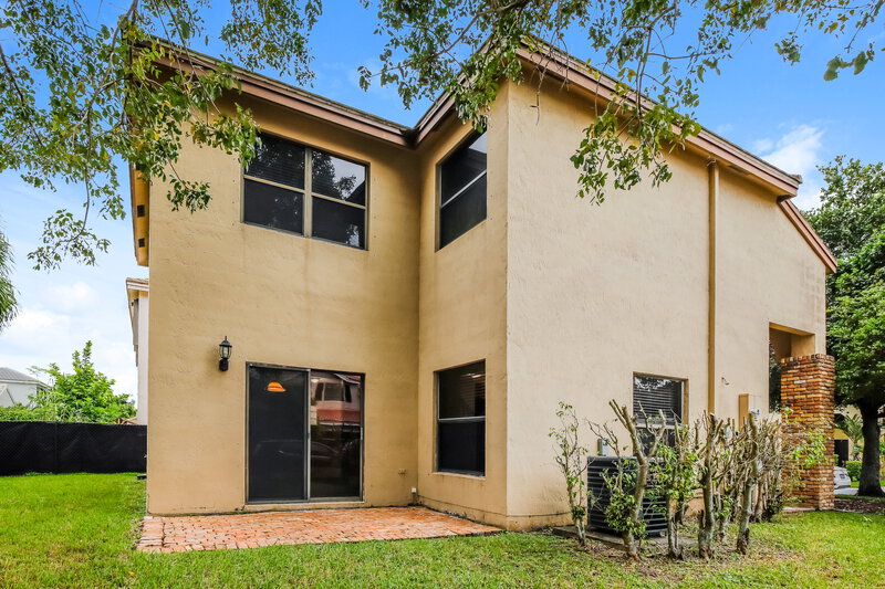 3,045/Mo, 11165 NW 34th Ct Coral Springs, FL 33065 Rear View