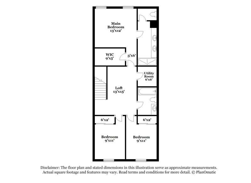 2,870/Mo, 3537 Joshua Tree St Palm Springs, FL 33461 Floor Plan View 2
