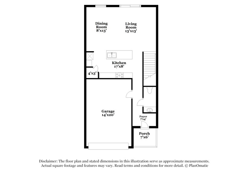2,905/Mo, 3538 Joshua Tree St Palm Springs, FL 33461 Floor Plan View