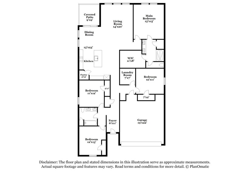 2,425/Mo, 3627 Mathewson Way Murfreesboro, TN 37128 Floor Plan View