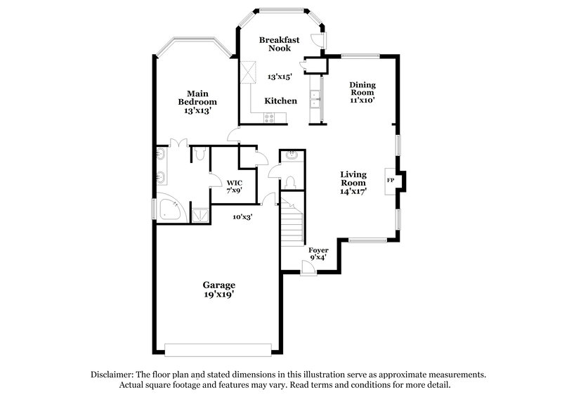 2,450/Mo, 2584 Kanlow Dr Antioch, TN 37013 Floor Plan View 2