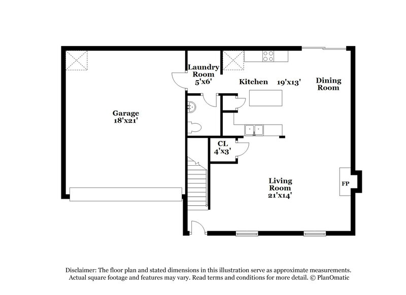 2,155/Mo, 3423 Cainbrook Xing Antioch, TN 37013 Floorplan View 2