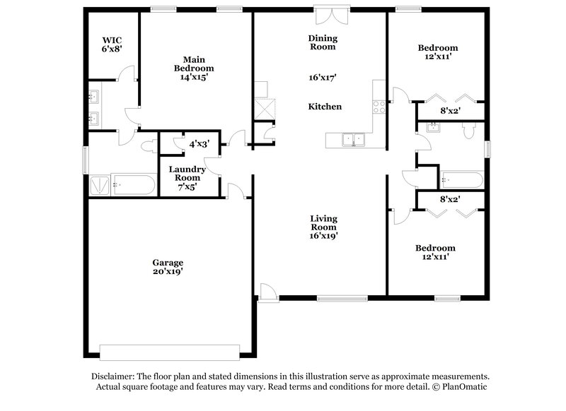 2,225/Mo, 4011 Nuthatch Rd Spring Hill, TN 37174 Floor Plan View