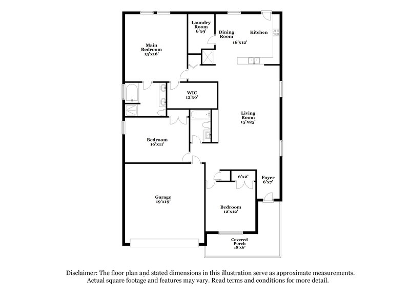 2,360/Mo, 2867 Park Knoll Dr Mount Juliet, TN 37122 Floor Plan View