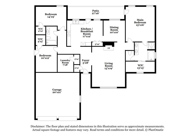 2,210/Mo, 4014 Sam Davis Rd Smyrna, TN 37167 Floor Plan View