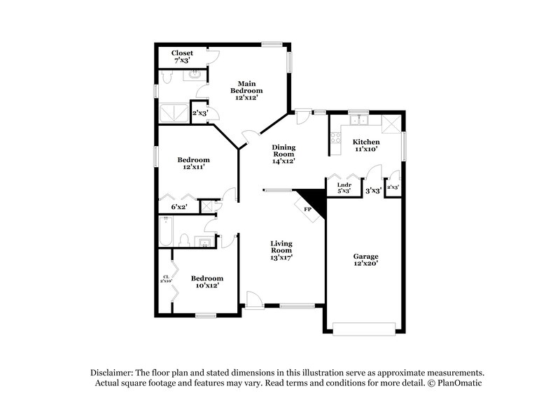 3,100/Mo, 3128 Barksdale Harbor Dr Nashville, TN 37214 Floor Plan View