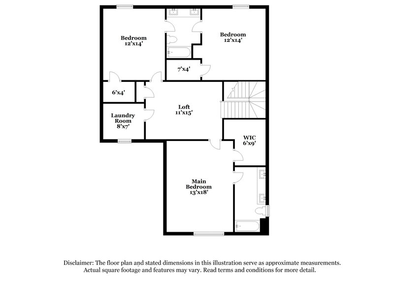 3,310/Mo, 2805 Windcrest Trl Antioch, TN 37013 Floor Plan View