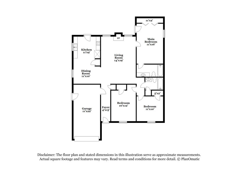 2,530/Mo, 452 Cedar Park Cir La Vergne, TN 37086 Floor Plan View