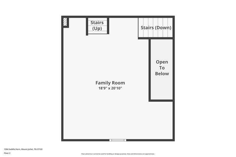 2,225/Mo, 1304 Saddle Horn Mount Juliet, TN 37122 Floor Plan View 3