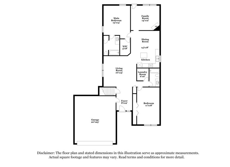 2,475/Mo, 1633 Comanche Run Madison, TN 37115 Floor Plan View 2