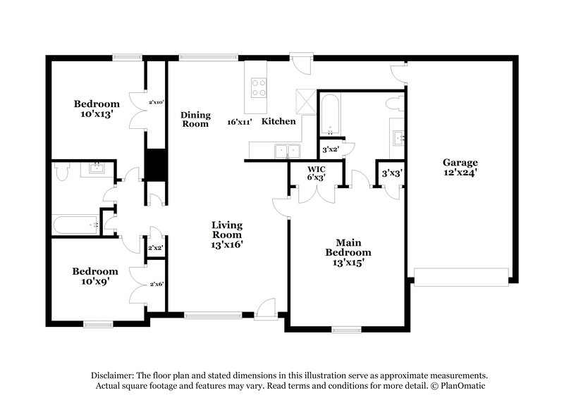 1,925/Mo, 4046 Margo Cir La Vergne, TN 37086 Floor Plan View