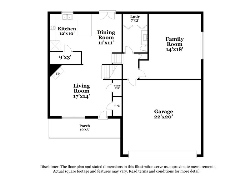 1,985/Mo, 3212 Cloudfalls Trce Antioch, TN 37013 Floor Plan View