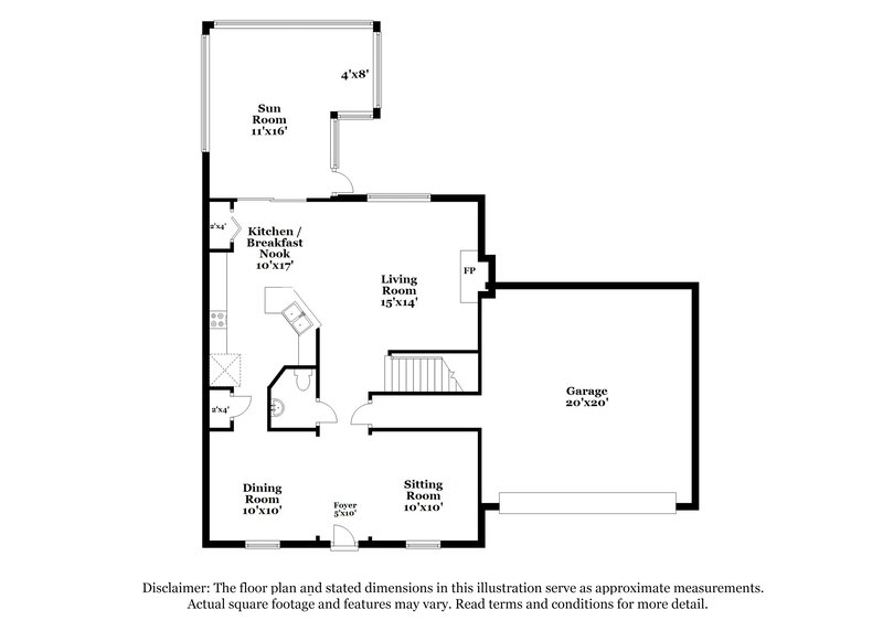 2,400/Mo, 5701 Chestnutwood Trl Hermitage, TN 37076 Floor Plan View