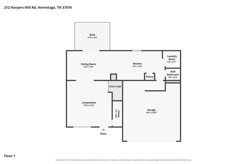 2,295/Mo, 412 Elegance Way Hermitage, TN 37076 Floor Plan View