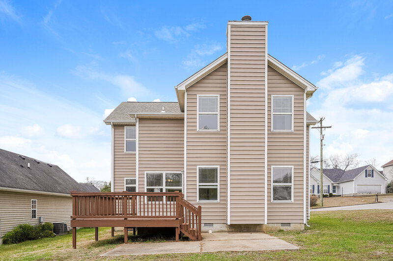 2,165/Mo, 7424 Maggie Dr Antioch, TN 37013 Rear View