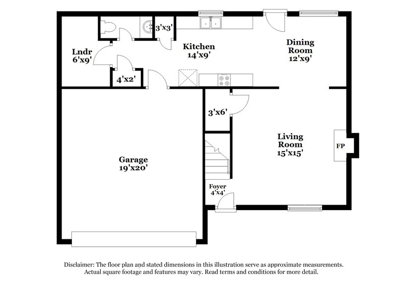 2,140/Mo, 1423 Pagosa Ct Murfreesboro, TN 37130 Floor Plan View