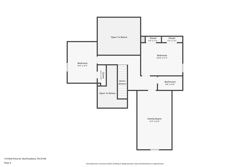 2,585/Mo, 114 Nick Price Dr Murfreesboro, TN 37129 Floor Plan View 2