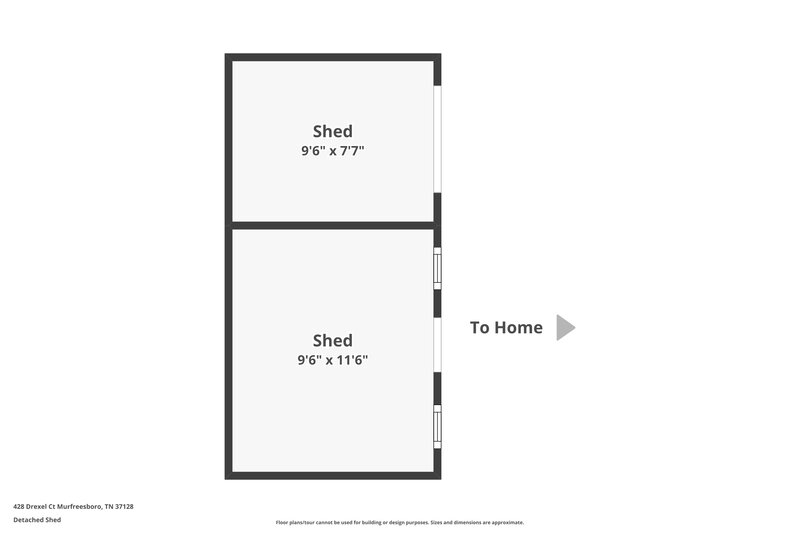 1,995/Mo, 428 Drexel Ct Murfreesboro, TN 37128 Floor Plan View 3