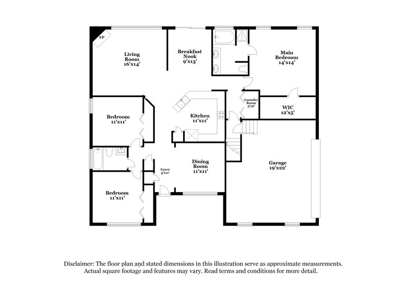 1,985/Mo, 1301 Connor Ct Nolensville, TN 37135 Floor Plan View