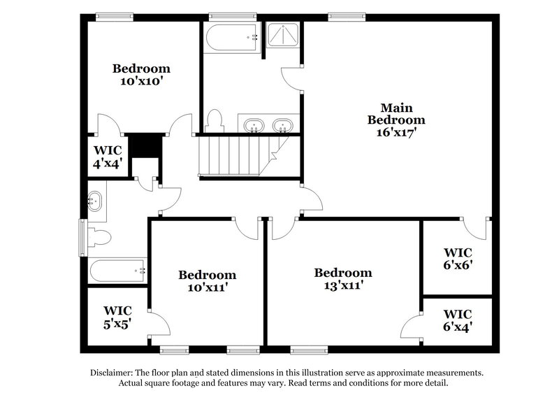 2,100/Mo, 2789 Windwalker Ct Murfreesboro, TN 37128 Floor Plan View 2