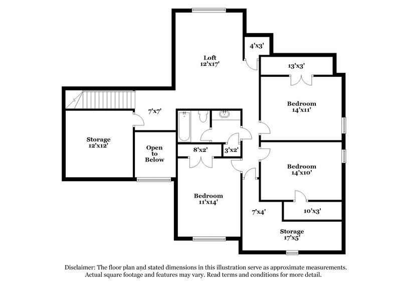 3,640/Mo, 2640 Candlewick Ct Murfreesboro, TN 37127 Floor Plan View 2